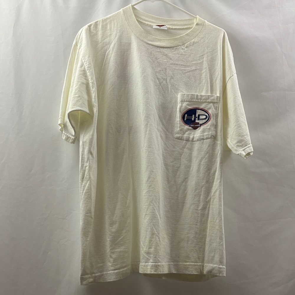 Gulf Coast Harley-Davidson New Port Richey, FL Men’s T-shirt Size XL 2004 White